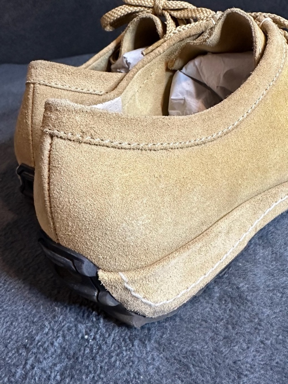 Naturalizer Women’s Tamer Suede Casual Lace-Up Shoes in Tan - Picture 8 of 9